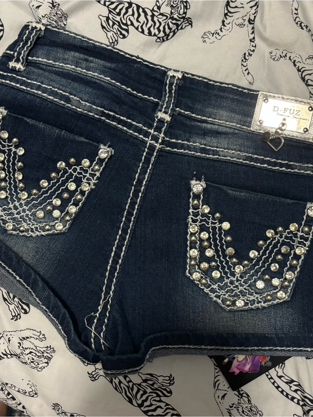 Vintage D-Fuz Y2K Mini Jean Shorts
